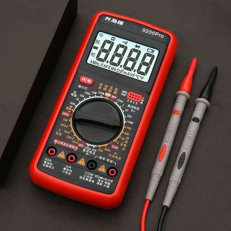 兴泓维9205Pro高精度智能防烧数字万用表多功能万用表电工