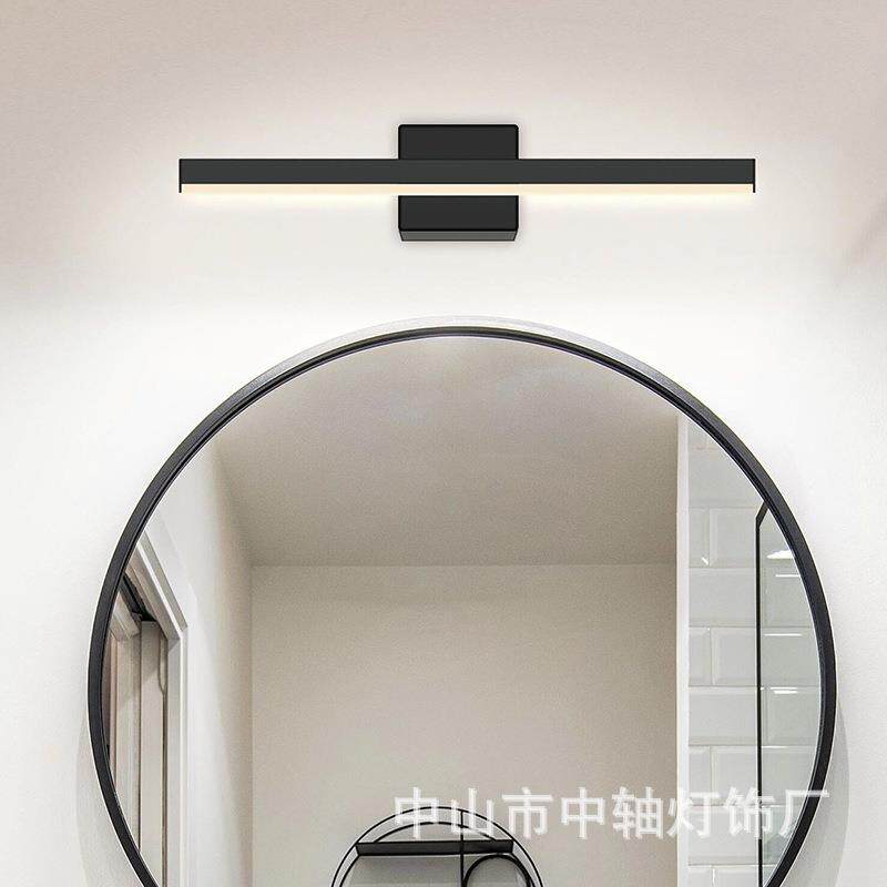 镜前床头壁灯铝材黑色白色金色LED节能灯暖光跨境供货源头工厂定