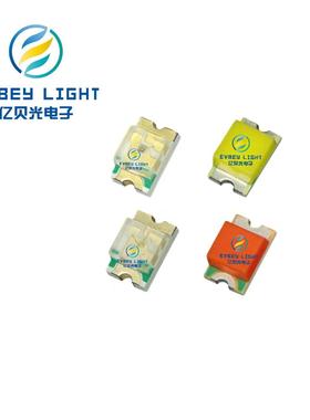 0603黄色贴片led灯珠 1608高亮 金板黄光 黄光 黄色灯SMD LED