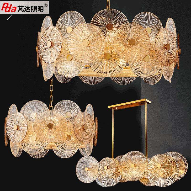 轻奢客厅北欧吊灯后现代简约餐厅灯设计师个性创意卧室灯2021新款