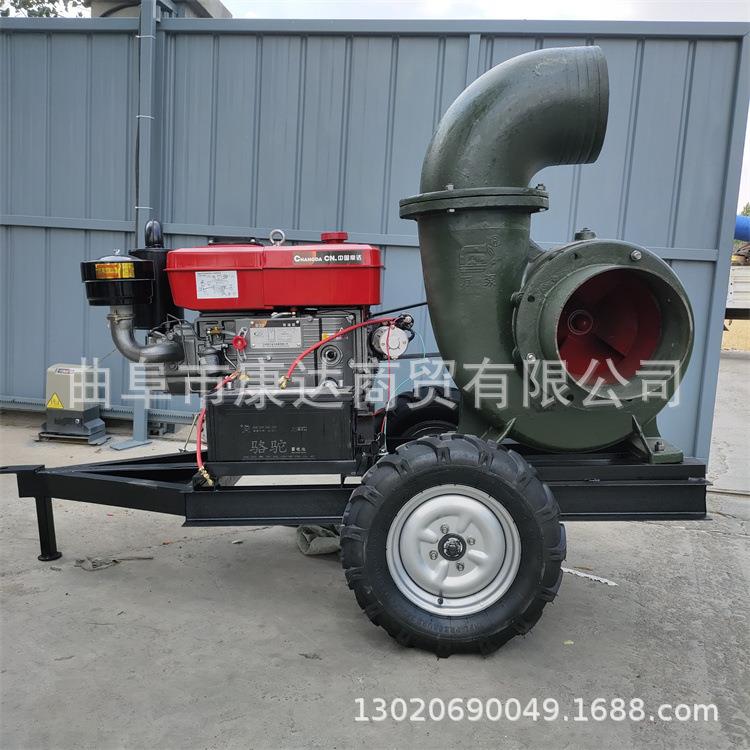 柴油带动抽水泵 小型灌溉排水泵 电机版水泵 10寸8寸6寸水泵