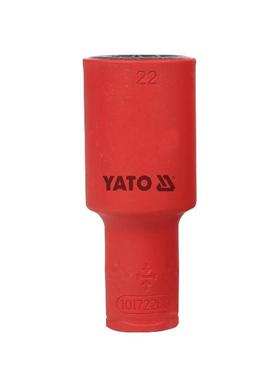 易尔拓原装绝缘3/8“六角长套筒1000V棘轮绝缘套筒YT-210070