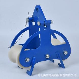 电缆钢轮两轮转角电缆放线滑车 左右双轮放线前后滑轮车