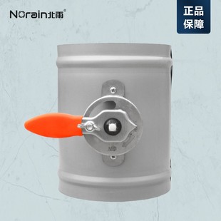 镀锌碳钢手动风阀 可定 圆形硅胶密封风量调节阀 风管阀W门蝶阀