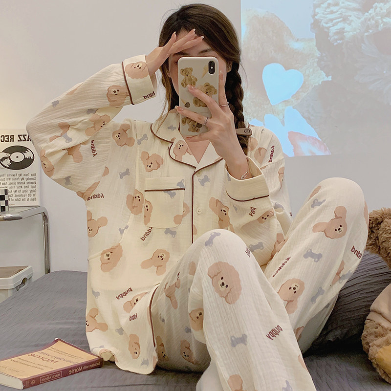 纱布月子服夏季薄款产后孕妇睡衣女春秋纯棉怀孕期产妇哺乳两件套,孕妇装/孕产妇用品/营养,家居服套装,淘宝优惠券,粉丝福利购,淘宝优惠卷