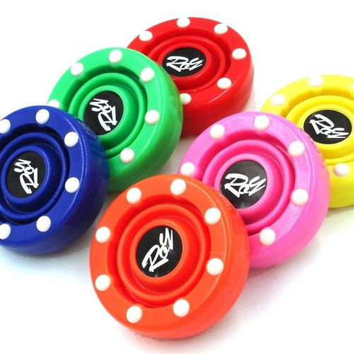 乐依ROY 真冰冰上陆地旱u地冰球曲棍球轮滑球 比赛练习圆球扁球饼