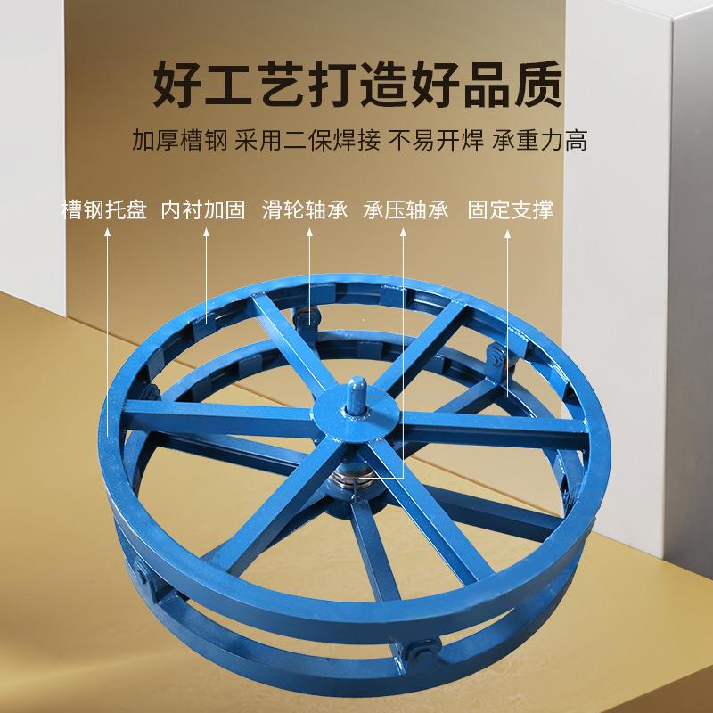 张力机用放线盘刹车款线线盘 式钢丝绳放线放架轴承放圆卧盘137放