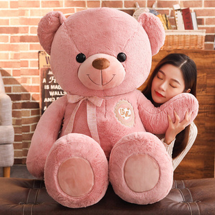 抱抱熊公仔毛绒玩具熊布娃娃可爱泰迪熊女生睡觉抱女孩送女友床上