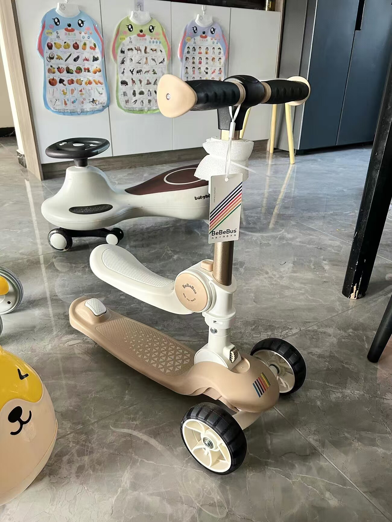 Bebebus二合一儿童滑板车1一3岁5岁可坐可骑滑步车宝宝平衡车