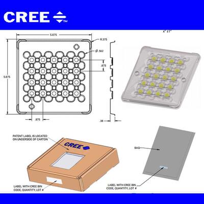 现货美国cree灯珠 科瑞灯珠 CXA2540 65W 商业照明光源