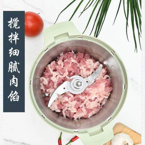6L不锈钢绞肉机家用电动小型多功能8L打馅碎肉绞辅食机料理和面机
