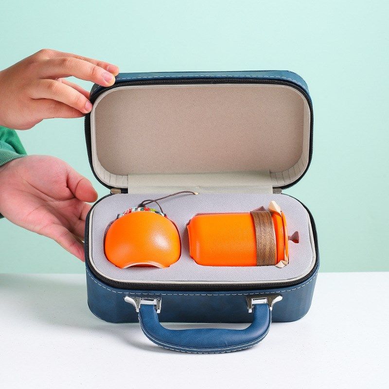 旅行茶具套装家用户外办公室简约功夫陶瓷泡茶便携式包小茶盘套装,餐饮具,旅行茶具,淘宝优惠券,粉丝福利购,淘宝优惠卷