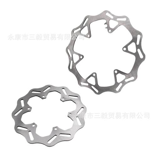 适用KTM越野摩托车前后刹车盘260mm 220mm制动盘克维斯开禧恒舰