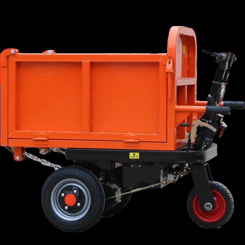 建筑工地电动手推车灰斗车拉砖车上料车平板搬运车养殖拉粪翻斗车,五金/工具,工具车/便携工具推车/平板工具车,淘宝优惠券,粉丝福利购,淘宝优惠卷