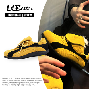 Lilbetter德训鞋女2026新款秋冬复古休闲运动鞋平底情侣阿甘鞋男