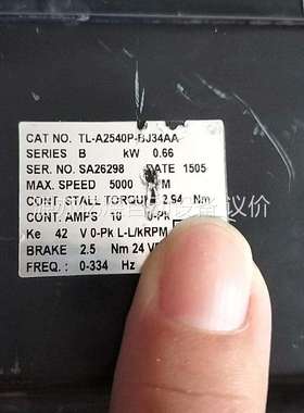 AB罗克韦尔 TL-A2540P-BJ34AA 伺服电机