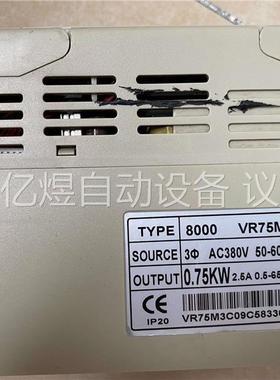 拆机SAJ变频器 TYPE 8000 VR75M3 380V(议价)
