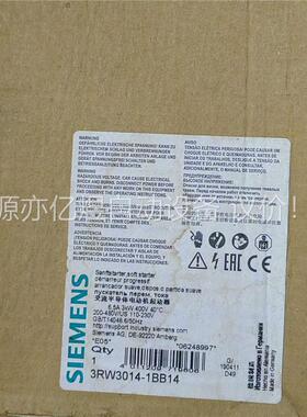 3RW3014-1BB14正品包邮(议价)