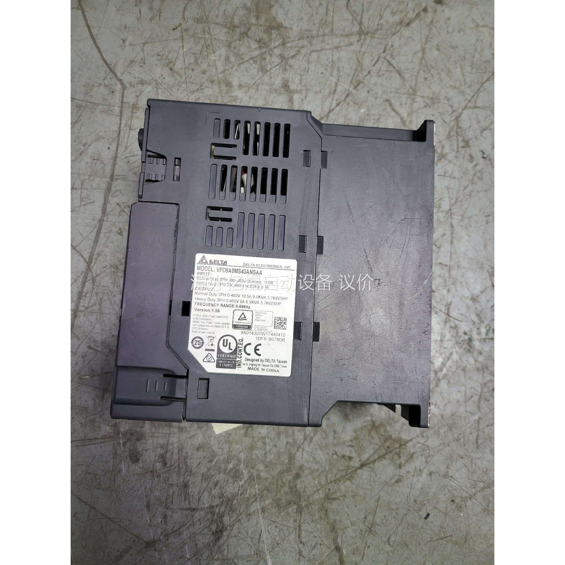 台达变频器3.7KW VFD9A0MS43ANSAA 原装拆