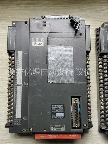 三菱A0J2CPU可编程控制器带底座，成色所示，功能包好(议价)