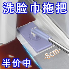 赠送洗脸巾双面拖把夹子多功能全自动免手油污橱柜玻璃清洁不脏手