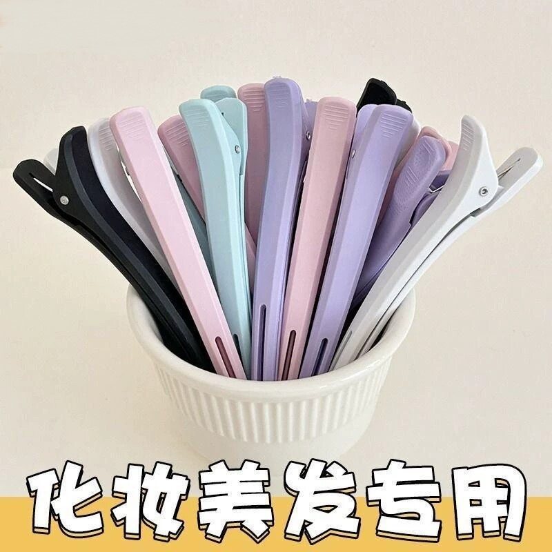 无痕分区大号黑色鸭嘴刘海发夹