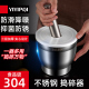 304不锈钢压蒜器家用捣碎罐手动研磨蒜泥器蒜臼子捣药器研钵擂钵