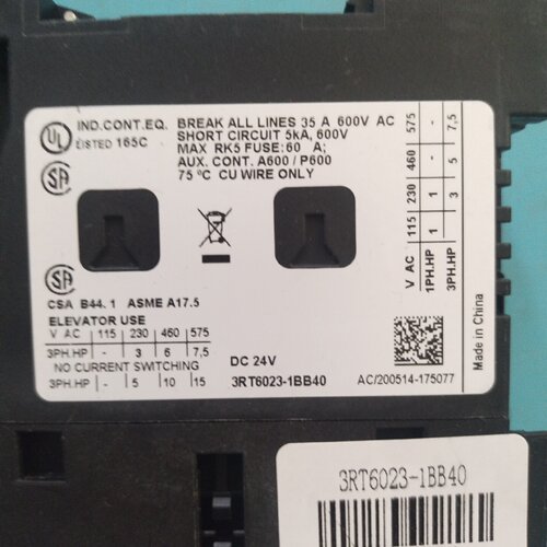 【问价】3RT6023-1BB40