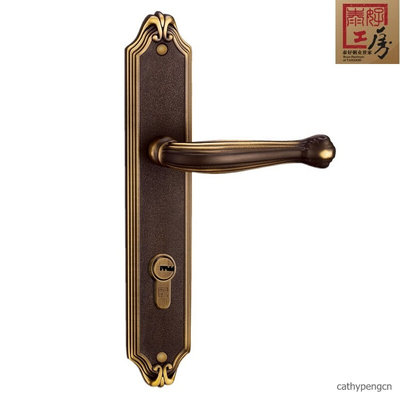 泰好工房泰好铜锁 全铜现代简欧式大门卧室内房门锁LM/TH85-7198