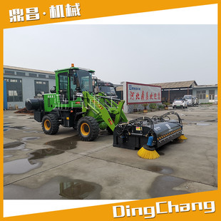 全封闭式道路清扫机砖场石料场扫地机市政环卫多功能搅拌清扫车