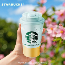 星巴克杯子2025双饮不锈钢保温杯女神logo水杯随行杯吸管杯高颜值