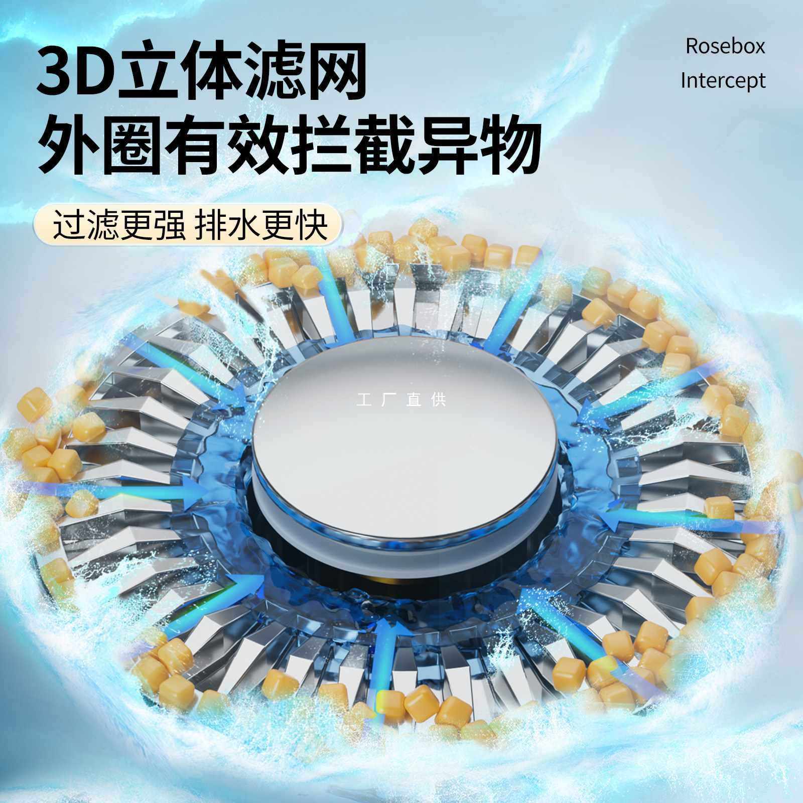 ?德国洗手盆漏水塞洗脸盆台面盆下水器配件按压式弹跳塞防臭密封