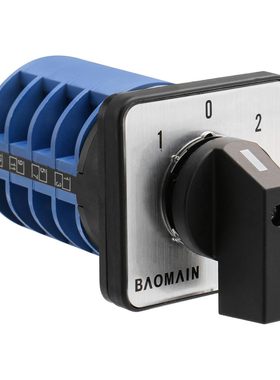 Baomain 40A Rotary Cam Changeover Switch AC 660V 3 Positions