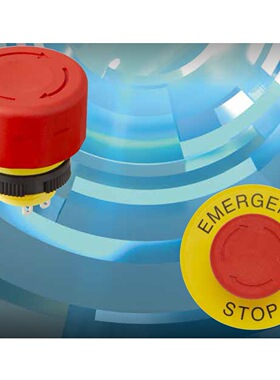 进口30mm微小型防水急停按钮开关FF0116BBCAEA01