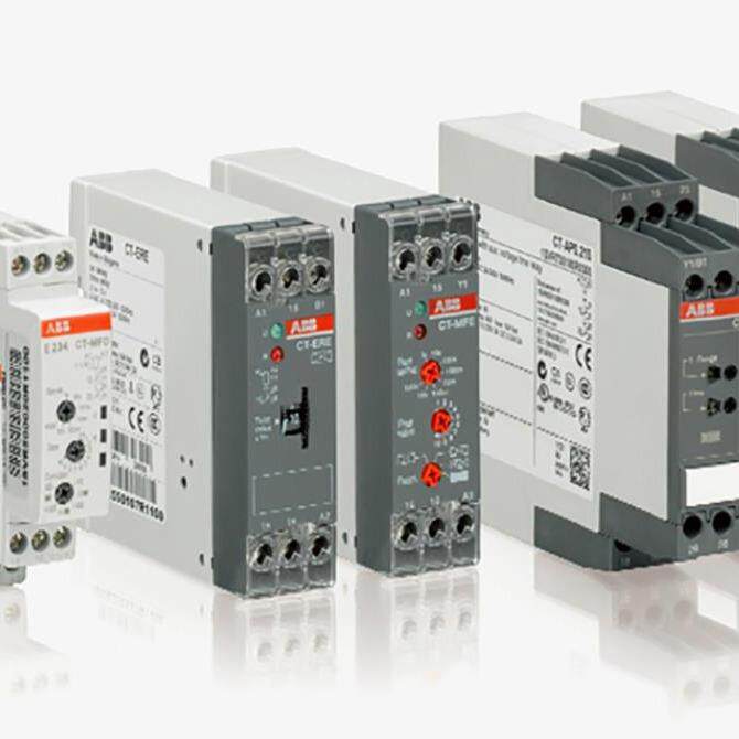 ABB继电器CM-ESS.1S,1c/o,3-600V,220-240VACt1SVR730831R1300