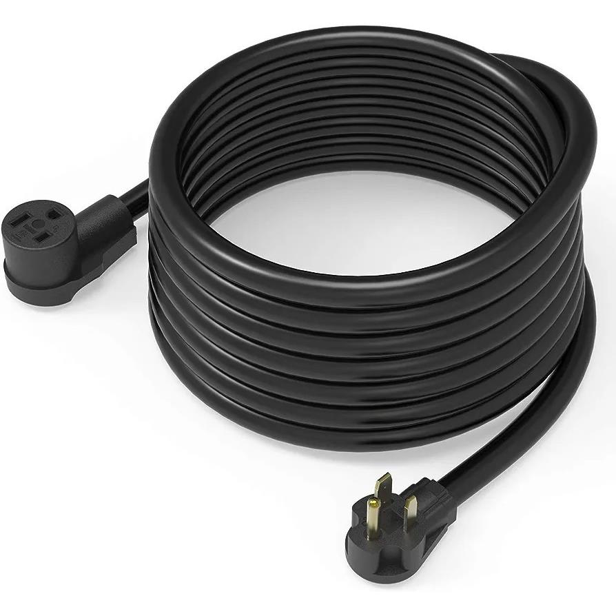 RVEV延长线NEMA14-50重型延长线带LED电源指示灯和电源线管理器