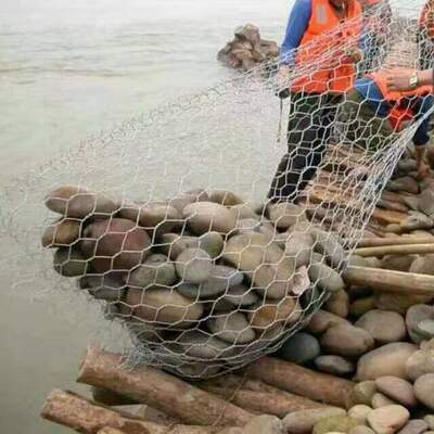 应急防汛合金钢丝网兜不锈钢钢丝绳网袋手工编织合金网兜