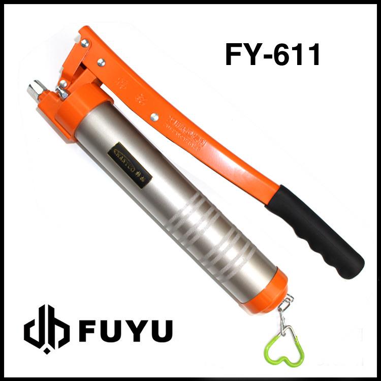 韩拓拉链式黄油枪直销手动双压杆900cc打黄油弹专用HT-611