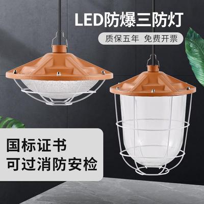 现货国标led防爆灯工业厂房隔爆型灯罩仓库车间加油站用照明灯