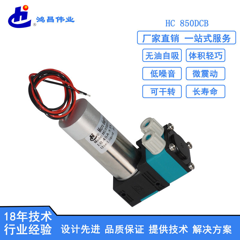 超静音无刷隔膜泵 耐腐蚀腐自吸泵 电动微型无刷水泵 无刷隔膜泵
