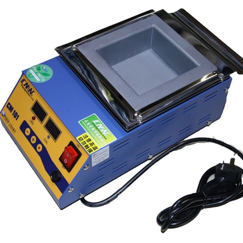 创美威 方形无铅锡炉 CM-101 数显 800W 100x100x45 纯钛环保锡锅