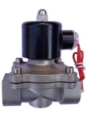 2W-250-25B 不锈钢电磁阀DN25 1寸 油阀 气阀AC220V DC24V DC12V