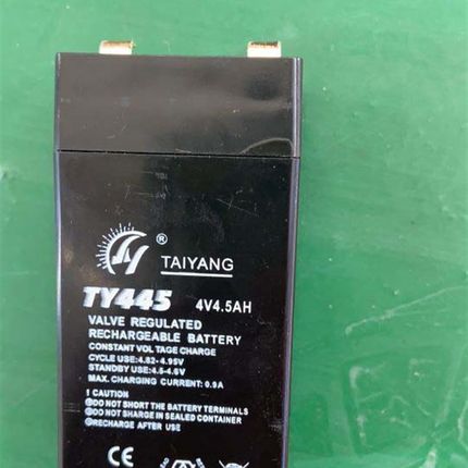 TAIYANG电池TY445 4V4.5AH电子秤 台秤 吊钩秤 计价秤蓄电池