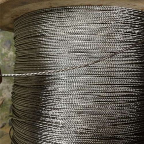 张力电子围栏线304不锈钢丝 7*7 49股 1000米张力围栏配件