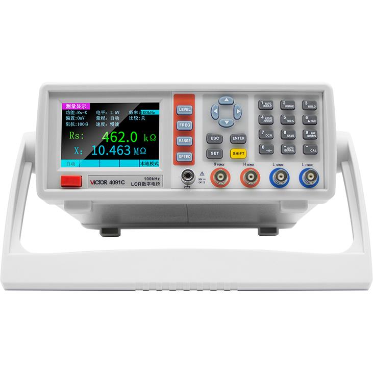 VC4090A高精度台式LCR数字电桥电阻电感电容表测试仪 VC4091C