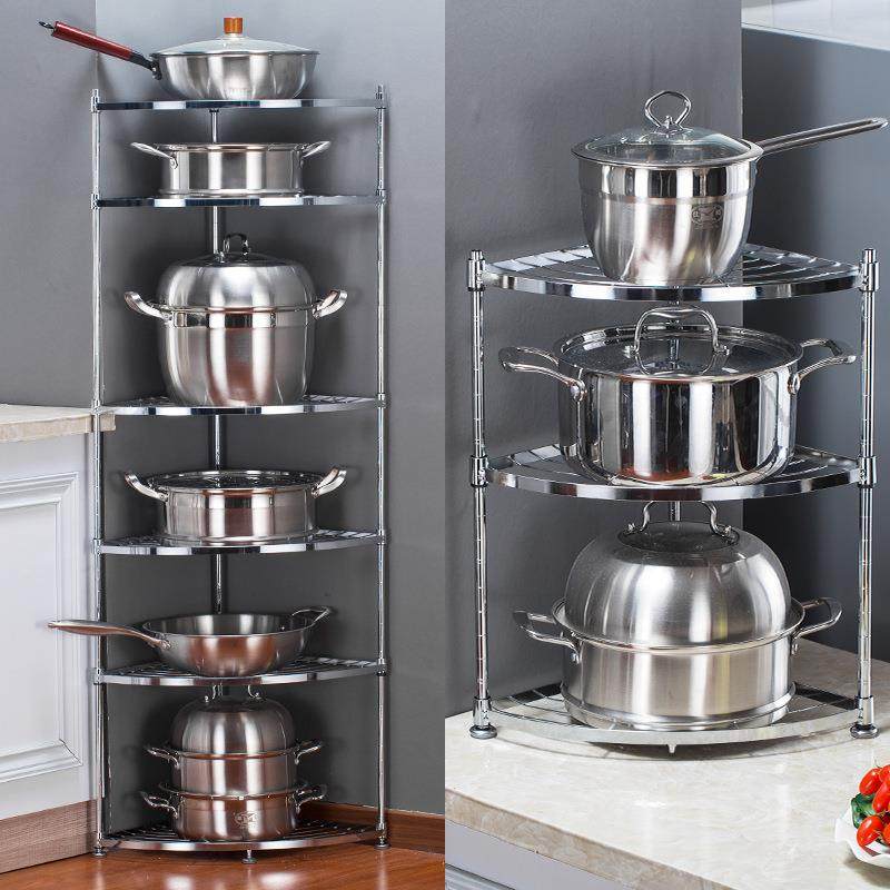 厨房转角置物架落地不锈钢三角墙角锅架子家用酱油锅具台面收纳架,农机/农具/农膜,播种栽苗器/地膜机,淘宝优惠券,粉丝福利购,淘宝优惠卷