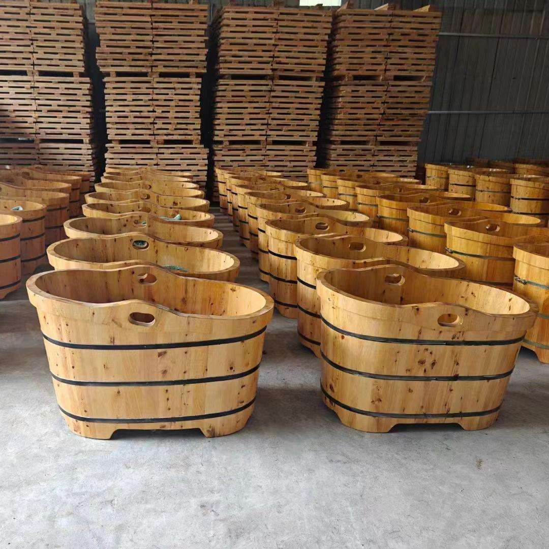 洗澡加厚柏木泡澡成人木桶浴桶实木浴缸全身家用浴盆