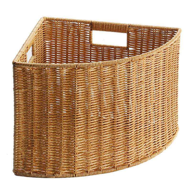 整理储物箱藤编玩具收纳筐扇形墙角衣柜篮贴合杂物仿三角转角,农机/农具/农膜,播种栽苗器/地膜机,淘宝优惠券,粉丝福利购,淘宝优惠卷