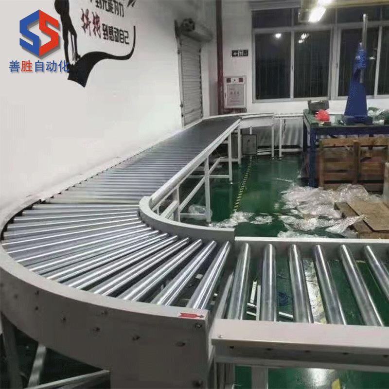 无动力滚筒输送线滚筒式输送线动力滚筒输送机镀锌不锈钢滚筒辊道