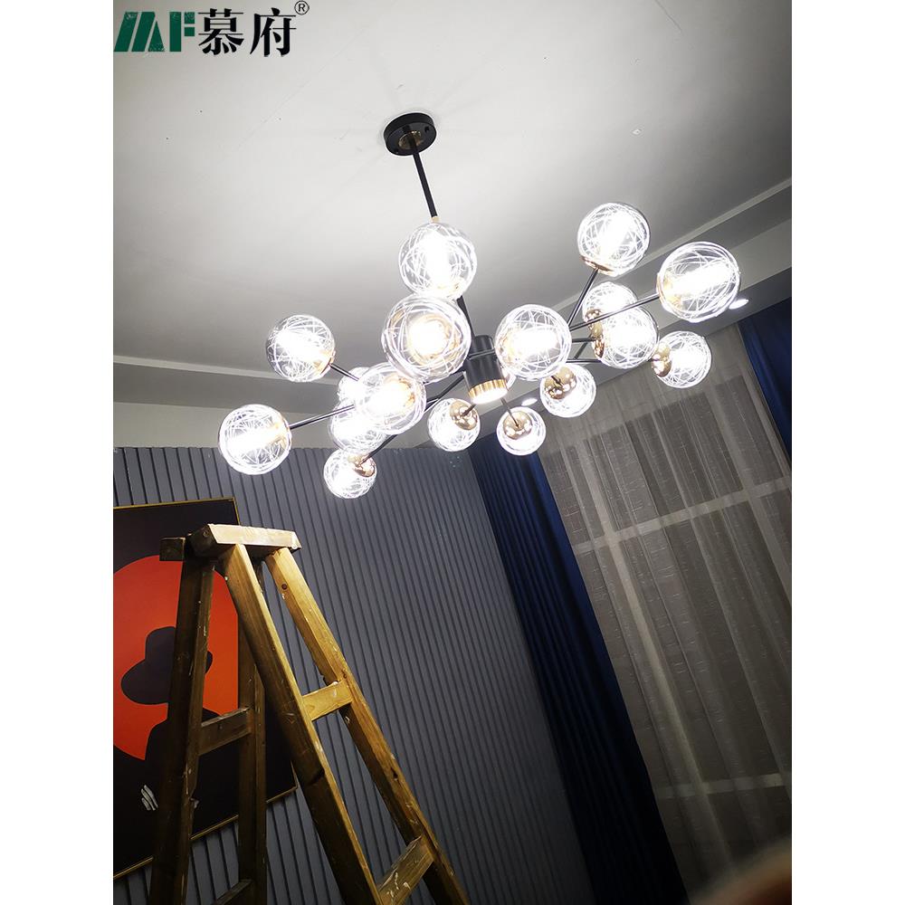 2025年新款客厅吊灯北欧简约现代家用大气网红餐厅灯魔豆卧室灯具